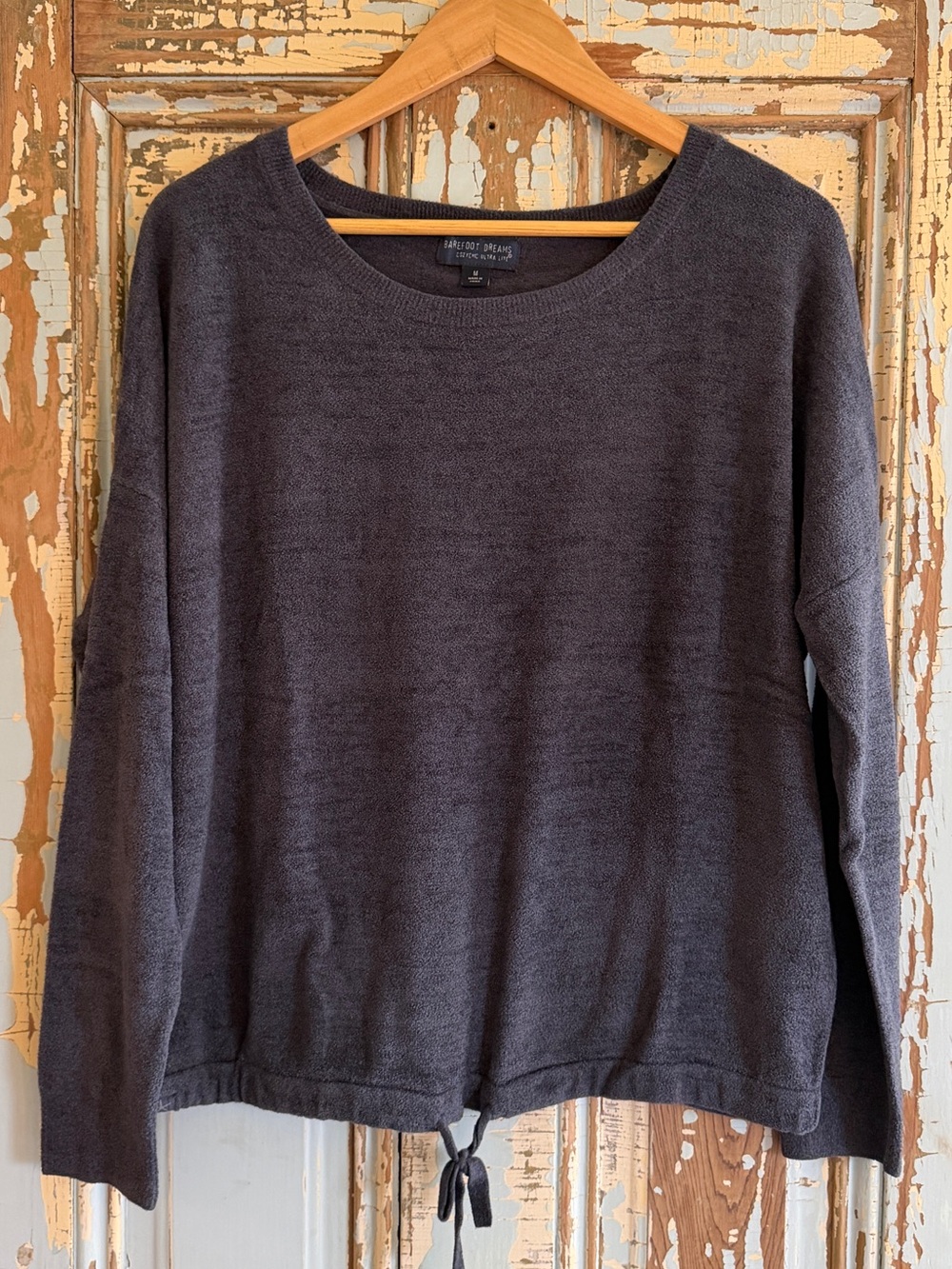 Barefoot Dreams CozyChic UltraLite Slouchy Pullover - Navy